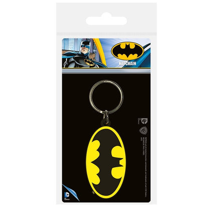 Pyramid Portachiavi (Batman Logo) - Keychain In Gomma DC Comics