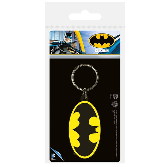 Pyramid Portachiavi (Batman Logo) - Keychain In Gomma DC Comics