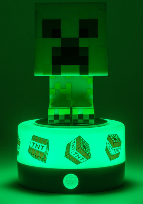 Paladone Minecraft Creeper Luce notturna Con Sensore di Movimento Lampada a Led