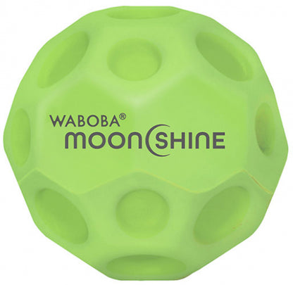 Waboba Pallina Moon Ball Moonshine Light Up 1pz Glow In The Dark Rimbalzante - 3 Colori - Light Up Moon Ball Led Hyper Bouncy - Extra Bounce Land Ball