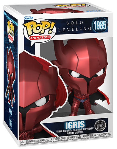 Funko Pop ! Animation - Solo Leveling (1985) Igris Chase Vinyl Figure 9cm