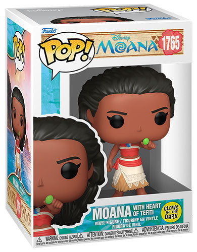 Funko Pop! Disney: Ocenia - (1765) Moana w/Heart of Tefiti GLOW - Figure 9cm