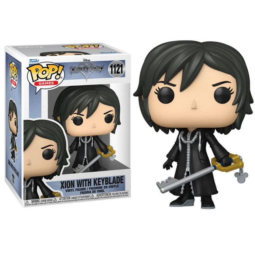 Funko Pop ! Games Disney Kingdom Hearts - (1121) Xion W/ Keyblade Figure 9cm