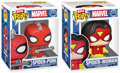 Funko ! Bitty Pop Display ! Bitty Box - Marvel Spider-Man Web Figure