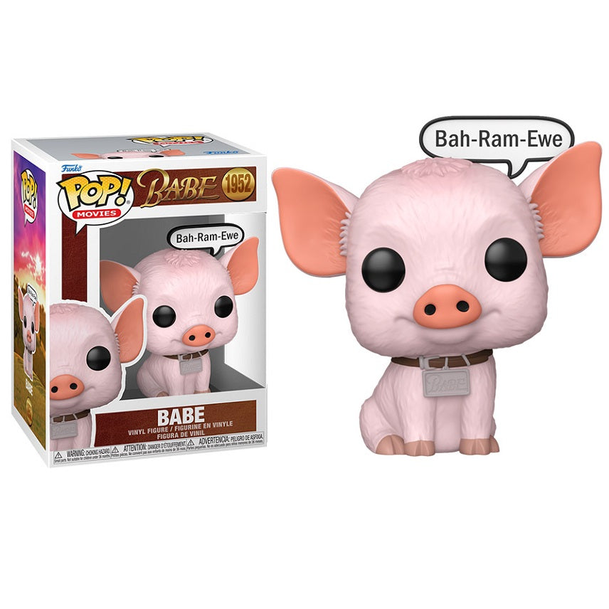 Funko Pop! Movies Babe - (1952) Babe The Pig Maialino Coraggioso Figure 9cm