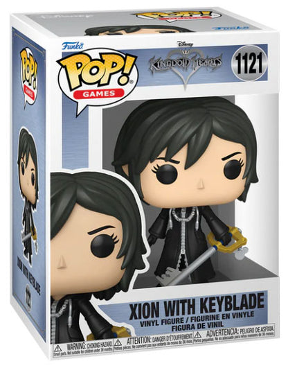 Funko Pop ! Games Disney Kingdom Hearts - (1121) Xion W/ Keyblade Figure 9cm