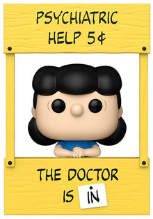 Funko Pop ! Tv Peanuts - (2095) Lucy (Psychiatric Booth) Figure 9cm