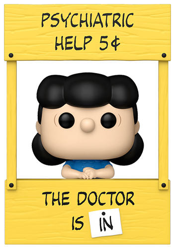 Funko Pop ! Tv Peanuts - (2095) Lucy (Psychiatric Booth) Figure 9cm