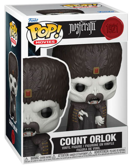 Funko Pop ! Movies Nosferatu - (1921) Count Orlok Figure Nosferatu (2025) 9cm