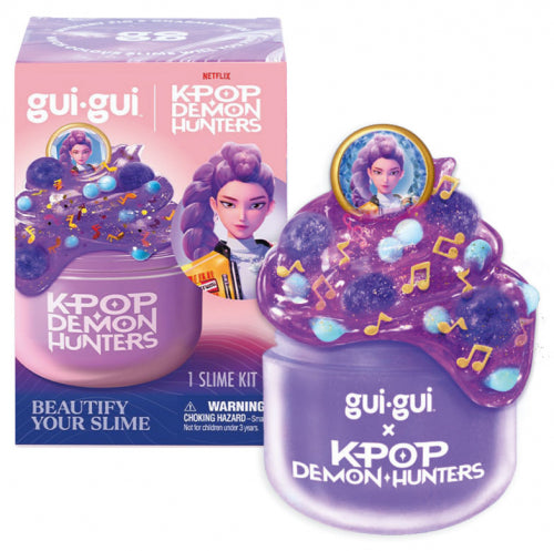 Gui Gui Slime KPop Demon Hunters Kit 1pz (Random) Confezione Singola - 4 Personaggi Rumi / Zoey / Mira / Derpy