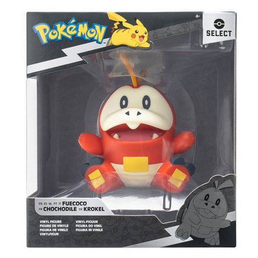 Jazwares - Pokemon Select (Fuecoco)  - Vinyl Action Figure Statuetta 12 Cm in Vinile da Collezione - Serie 12