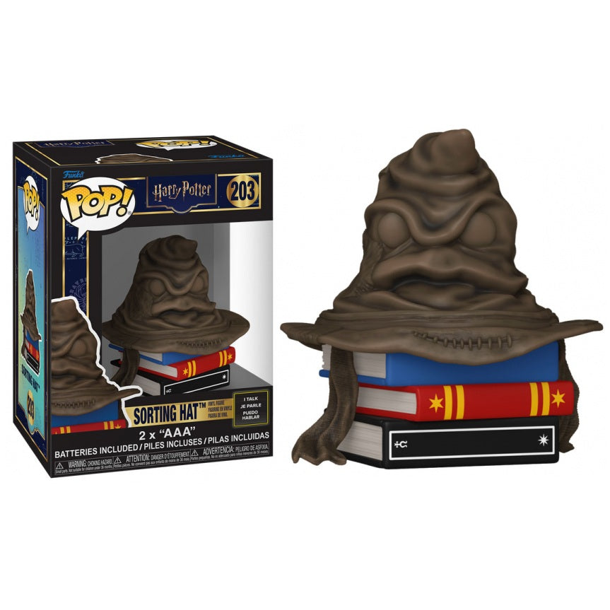 Funko Pop ! SFX Harry Potter - (203) Sorting Hat (Cappello Parlante) W/ Sound - Figure 9cm (Preorder)