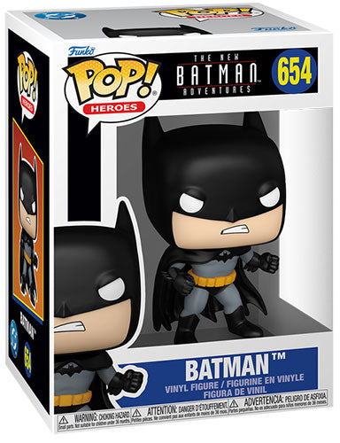 Funko Pop ! Heroes The New Batman Adventure - (654) Batman Figure - 9cm Vinyl