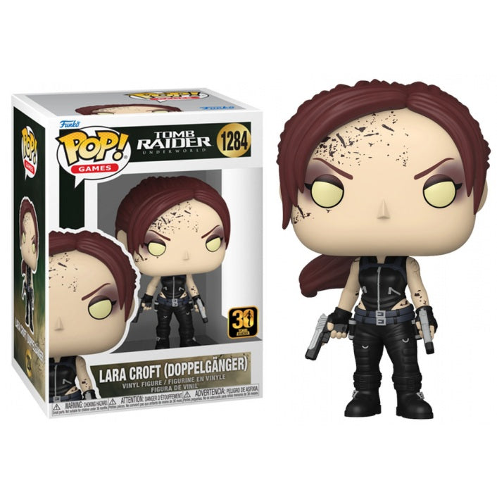 Funko Pop! Games Tomb Raider 30th - (1284) Lara Coft (Doppelganger) Underworld FIgure 9cm - Vinyl