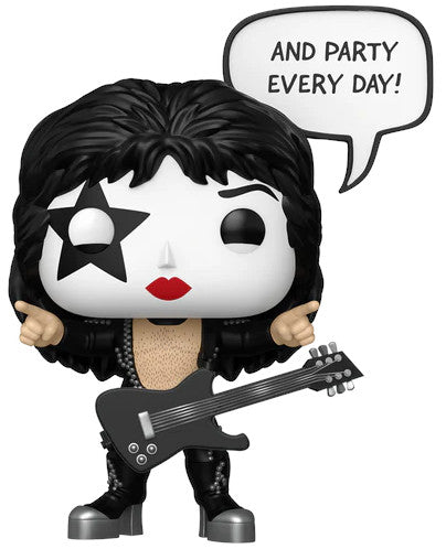 Funko Pop ! Rocks Kiss  - (472) The Starchild Rock & Roll All Nite Figure 9cm