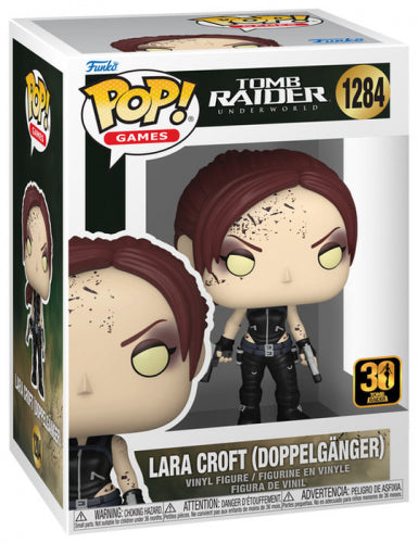 Funko Pop! Games Tomb Raider 30th - (1284) Lara Coft (Doppelganger) Underworld FIgure 9cm - Vinyl