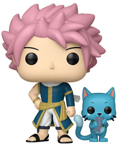 Funko Pop ! Animation Fairy Tail 100 Years Quest - (2285)  Natsu w/Happy 9cm