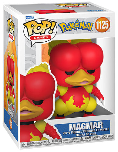 Funko Pop ! Games  Pokemon - (1125) Magmar Vinyl Figure 9cm