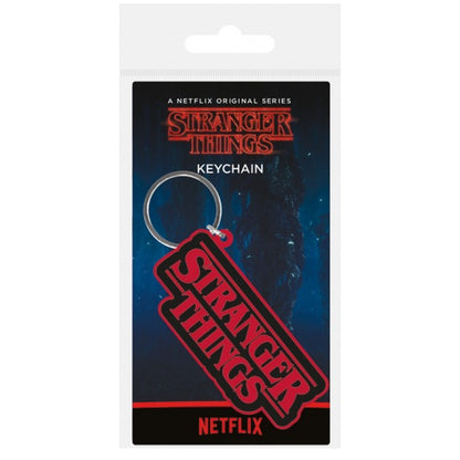 Pyramid Portachiavi (Stranger Things Logo) - Keychain In Gomma Netflix ST