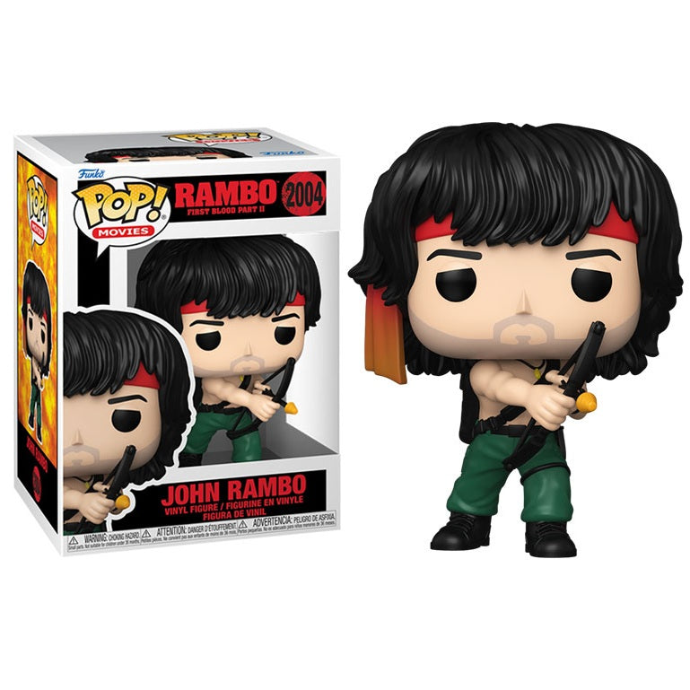 Funko Pop ! Movies Rambo 2 - (2004) John Rambo w/Explosive Arrow 9cm