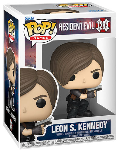 Funko Pop! Games: Resident Evil - (1294) Leon S.Kennedy Vinyl Figure 9cm