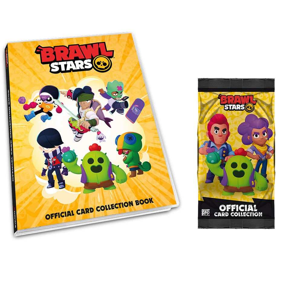 Brawl Stars Starter Pack Raccoglitore + 1 Bustina Card Album Collezione 2025