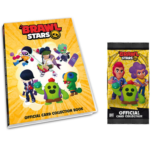 Brawl Stars Starter Pack Raccoglitore + 1 Bustina Card Album Collezione 2025