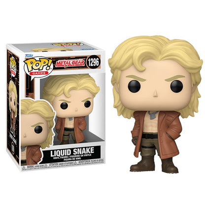 Funko Pop ! Games Metal Gear Solid - (1296) Liquid Snake Figure (Preorder) 9cm
