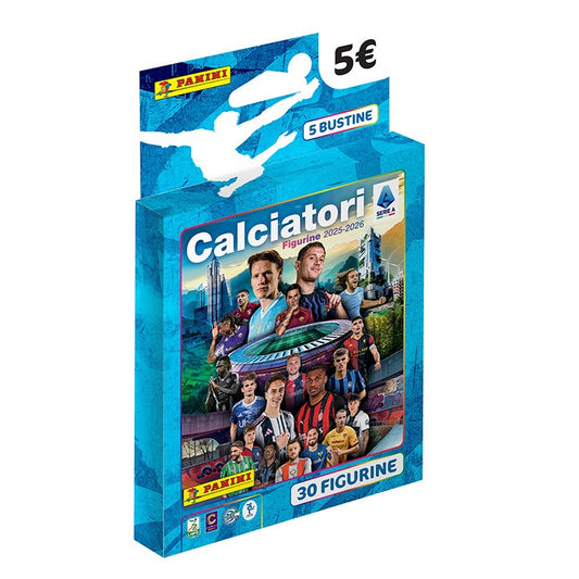 Calciatori Panini 2025-2026 Ecoblister 5 Bustine 30 Figurine Serie A