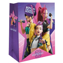 KPop Demon Hunters 26x12x33cm Busta Regalo Gift Shopping Bag Sacchetto Medio Per Compleanni Feste Regali