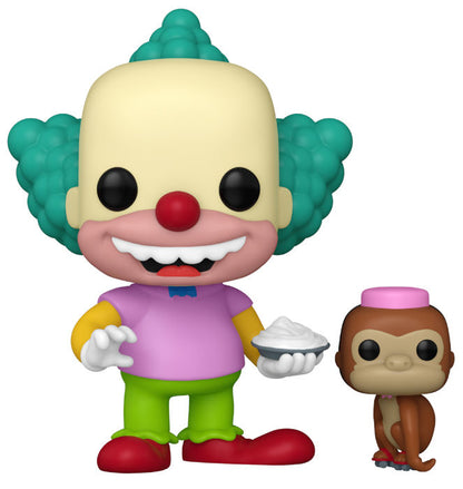 Funko Pop ! Tv The Simpsons - (1741) Krusty w/Mr. Teeny Figure 9cm