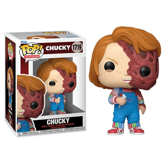 Funko Pop ! Television Chucky - (1719) Chucky (Melted) Vinyl Figure 9Cm
