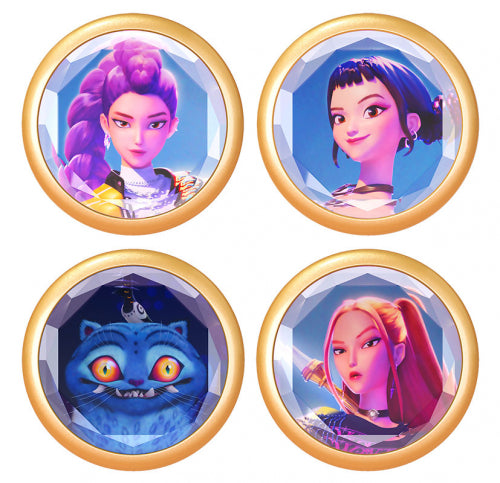 Gui Gui Slime KPop Demon Hunters Kit 1pz (Random) Confezione Singola - 4 Personaggi Rumi / Zoey / Mira / Derpy