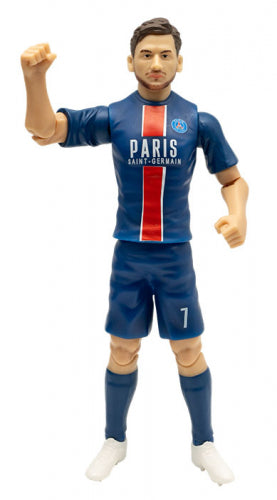 Sockers - Paris Saint-Germain (Kvaratskhelia) PSG Action Figure Football/Calcio Statuetta da Collezione 20cm
