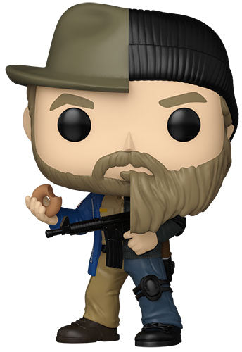 Funko Pop! Tv Stranger Things 10th Anniversary - (1907) Jim Hopper (Split) Figure 9cm