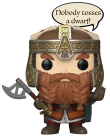Funko Pop ! Movies Lord Of The Rings - (2028) Gimli (Nobody Tosses) Signore Degli Anelli