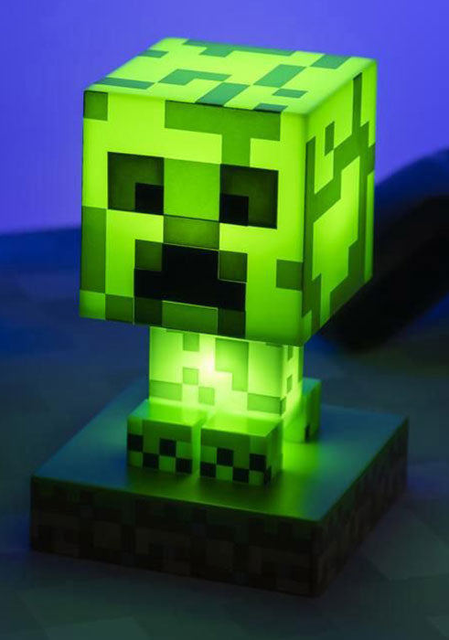 Paladone Lampada Led Da Tavolo 3D Minecraft 003 (Creeper Light) Luce Notturna