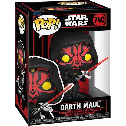 Funko Pop ! Star Wars (740) Darth Maul Darkside Vinyl Figure 9Cm Statuetta Film