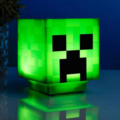 Paladone Minecraft (Creeper Light) Lampada Led Da Tavolo Luce Notturna Con Suono