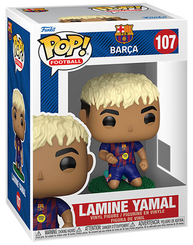 Funko Pop ! Football Barca - (107) Lamine Yamal (Kneeling) Barcelona 9cm