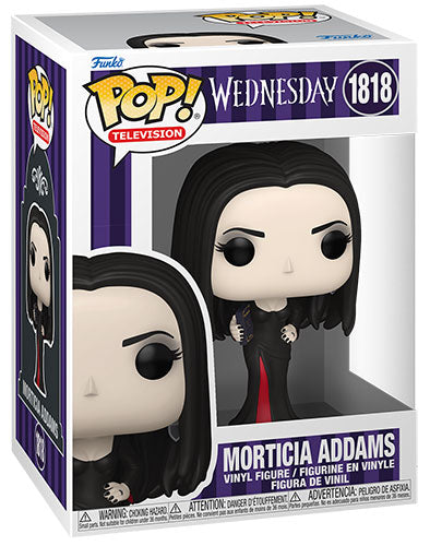 Funko Pop ! Television - Wednesday (1818) Morticia Addams Vinyl Figure 9cm