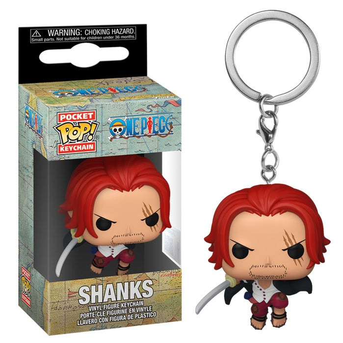 Funko Key! One Piece: Shanks Figure Portachiavi Keychain Luffy 4cm