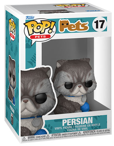 Funko Pop ! Pets - (17) Persian Cat (Gatto Persiano) Ragdoll Figure 9cm
