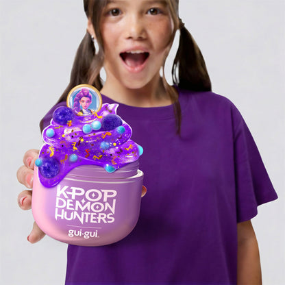 Gui Gui Slime KPop Demon Hunters Kit 1pz (Random) Confezione Singola - 4 Personaggi Rumi / Zoey / Mira / Derpy