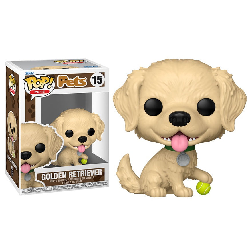 Funko Pop ! Pets - (15) Golden Retriever Figure Dog Animal Vinyl 9cm
