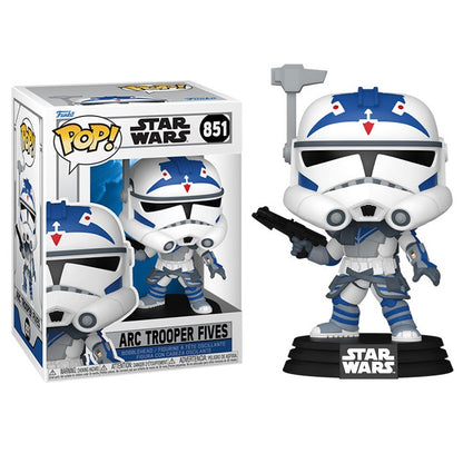 Funko Pop! Star Wars Animation - (851) ARC Trooper Fives Figure 9cm - Clone Wars Vinyl