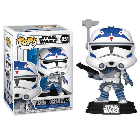Funko Pop! Star Wars Animation - (851) ARC Trooper Fives Figure 9cm - Clone Wars Vinyl