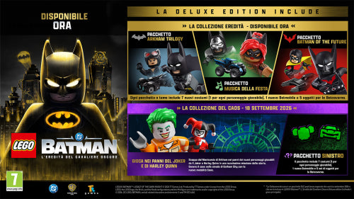 LEGO Batman: L'eredità del Cavaliere Oscuro Deluxe Edition NSW2 Gioco ITA - Nintendo Switch 2