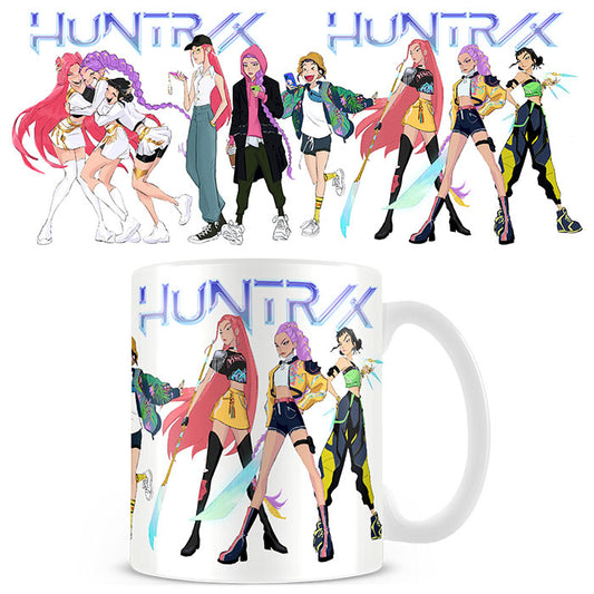 Tazza KPop Demon Hunters Huntrix in Ceramica Con Manico da caffè Mug 325ml