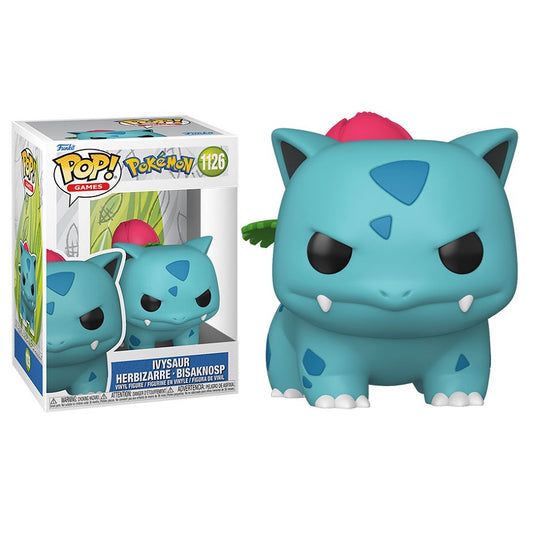 Funko Pop ! Games  Pokemon - (1126) Ivysaur Figure Bulbasaur Evo 9cm